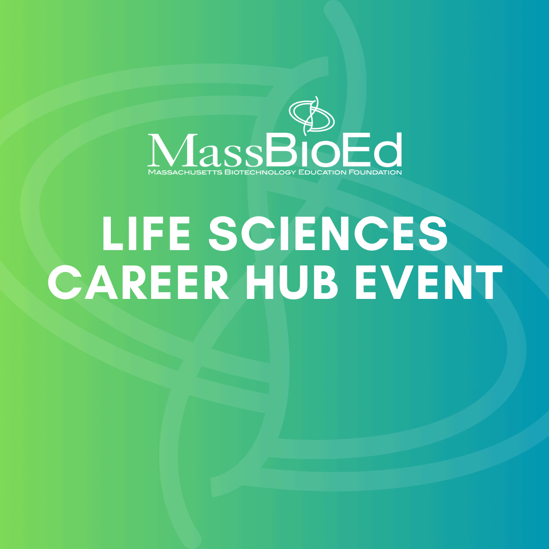MassBioEd Life Sciences Career Hub Event Logo